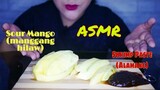 ASMR Filipino Sour Mango and Shrimp Paste (Manggang Hilaw at Alamang)- Vlog#24