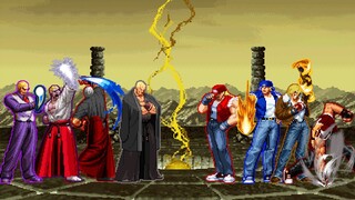 KOF MUGEN: GEESE TEAM VS TERRY BOGARD TEAM!!!