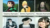 Demon Slayer characters and their voice actor