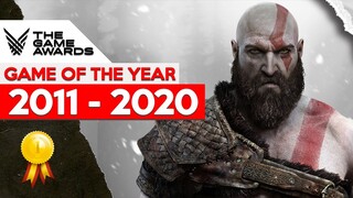 Game Of The Year Every Year 2011-2020