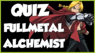 QUIZ #2 FULLMETAL ALCHEMIST