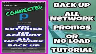 Psiphon Pro No Settings All Network Back Up Tutorial