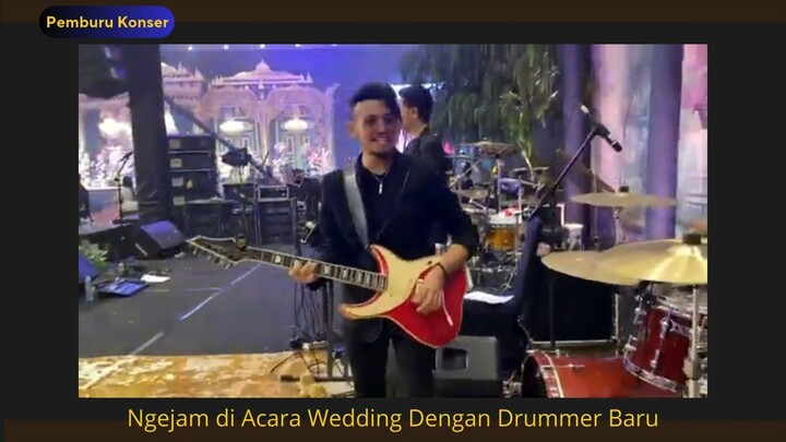 Ngejam di Acara Wedding Dengan Drummer Baru