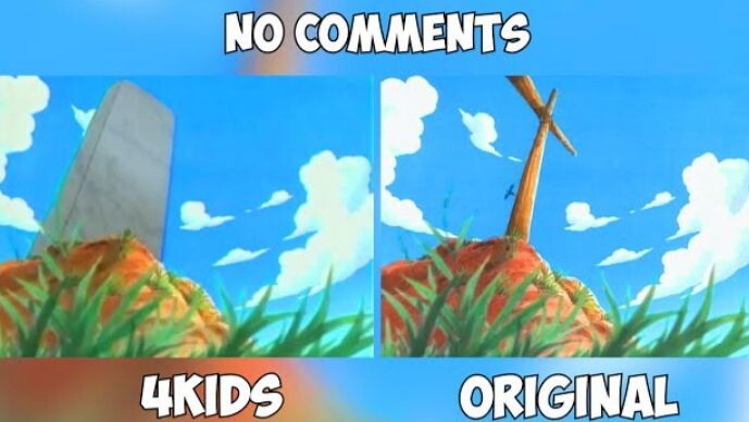 ONE PIECE CENSORSHIP COMPARISON