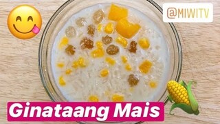 Ginataang Mais with Kamote and Sago - Easy Pinoy Recipe