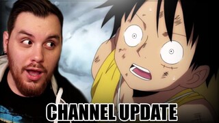 What is going on with One Piece & Re:Zero?! + CHANNEL UPDATE