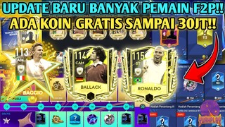 BAHAS TUNTAS UPDATE TERBARU!! BANYAK PEMAIN F2P GG!! KOIN GRATIS SAMPAI 30JT FIFA MOBILE YUAHPLAY!!