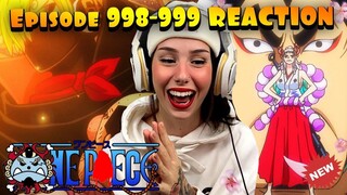 SANJI AND YAMATO ENTRANCE One Piece Episode 998-999 | REACTION