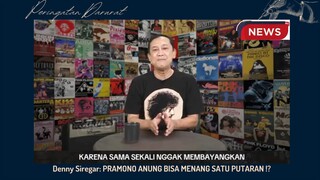 Denny Siregar, Anung Pramono Bisa menang Satu Putaran?