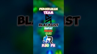 Pergerakan team blacklist selalu dapat di baca oleh team RSG PH 🥶 #contentcreatormlbb #wiamungtzy