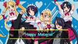 UQ Holder!: Mahou Sensei Negima! 2 OP Full「Happy☆Material」by UQ Holder Girls