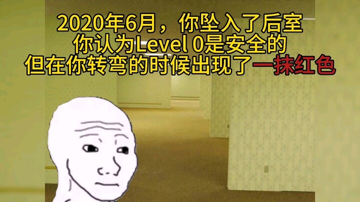 2020年6月，你坠入了后室，你认为Level 0是安全的，但在你转弯的时候出现了一抹红色