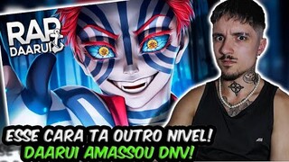 (SELOCO DAARUI!!!) REAGINDO ao Terceiro Lua | Akaza (Demon Slayer) | Daarui | REACT // NaiReact