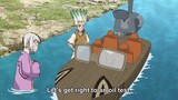 Senkuu Creates A Motorboat Using Gasonline |Dr.Stone: New World Episode 3