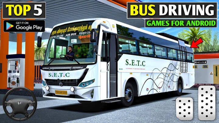 Top 5 Bus Simulator Games for Android l Best bus simulator games for android