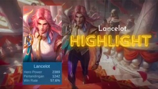 TOO MUCH MATCH⁉️😲 | LANCELOT SKIN MARQUESS OF BLADES HIGHLIGHT | MOBILE LEGENDS INDONESIA