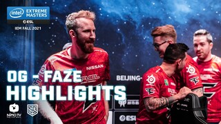 [HIGHLIGHTS] ANH GIÀ OLOF HỒI XUÂN, FAZE VƯỢT QUA OG ĐẦY CẢM XÚC | IEM FALL 2021 EU