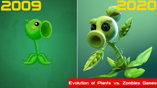 Evolution of Plants vs. Zombies Games [2009-2020]