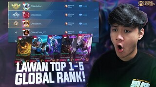 Seberapa Keras Party Top 1-5 Global Rank? Ketemu di Ranked! - Mobile Legends