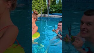 Funny Prank In Pool 😂 #shorts