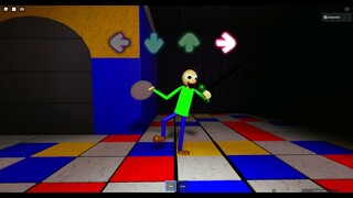 Roblox FNF Animations: Baldi from the baldi's basics in funkin mod (better version)