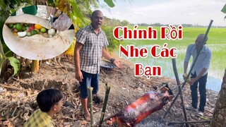 Mừng đạt 1000sup | Heo quay dồn 100 loại Trái Cây | Ẩm Thực Độc Lạ | Phúc Vlog