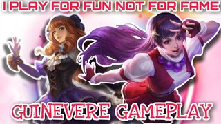 GUINEVERE KOF SKIN GAMEPLAY - BEST TANK AND SUPPORT - EMBLEM SET - MOBILE LEGENDS