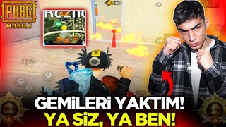 FATİH LİGİ YA SİZ YA BEN DEDİM, GEMİLERİ YAKTIM ! / PUBG MOBİLE GAMEPLAY