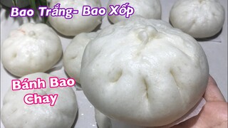 BÁNH BAO- Cách pha bột Bánh Bao Chay Mềm- Bông- Xốp chỉ cần dùng 1 loại bột mì không cần pha trộn