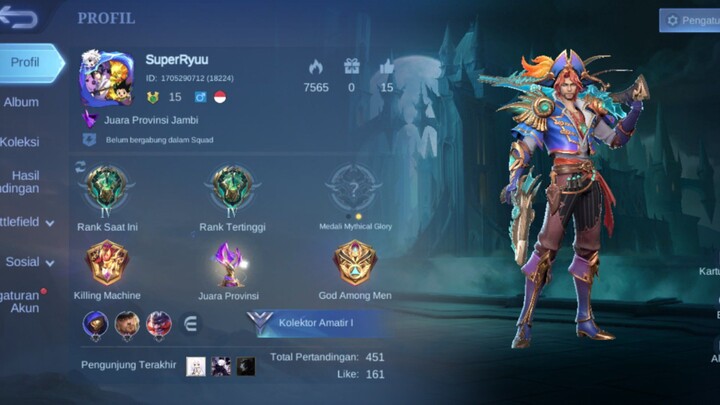 siapa nih yang udah nukar skin blazing bountes 🗿