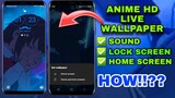 HOW TO MAKE A LIVE ANIME WALLPAPER 2021