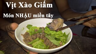 THỊT VỊT LÀM MÓN NHẬU