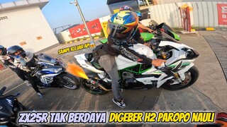 ZX25R TAK BERDAYA DI GEBER H2 PAROPO NAULI !! AKHIRNYA GUA BISA SUNMORI BARENG AKANG MV LAGI