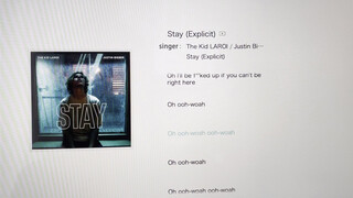 [Cover] Hát theo lyrics  <Stay> - Justin Bieber, The Kid LAROI