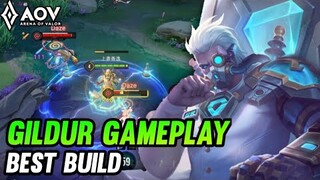 AoV : GILDUR GAMEPLAY | BEST BUILD - ARENA OF VALOR | LIÊNQUÂNMOBILE | ROV | COT