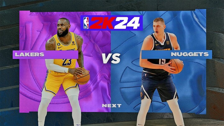NBA 2K24 Next Gen - Gameplay Lakers vs Nuggets (XBOX SERIES X) [4K HDR 60FPS] (nba 2k24 gameplay)