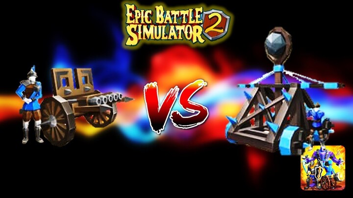 Epic Battle Simulator 2 | 120 ORGAN GUNS VS 120 CATAPULTS!