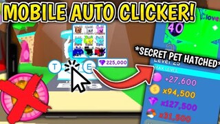 How to *AUTO HATCH* EGGS on MOBILE In Bubblegum Simulator! (Roblox)