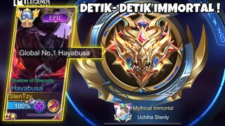 5K MATCH HAYABUSA ! DETIK- DETIK IMMORTAL AUTO COSPLAY KAIRI ! Stenly Hayabusa Gameplay !