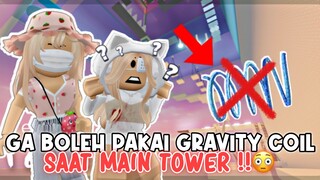 GA BOLEH PAKE GRAVITY COIL SAAT MAIN AESTHETIC TOWER ?!! 😳 CHALLENGE! 😲 | ROBLOX INDONESIA 🇮🇩 |