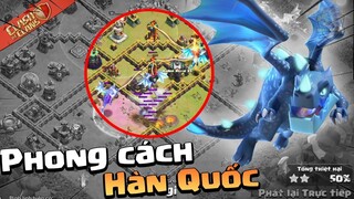 Rồng Điện Phong cách Hàn Quốc - Nó Lạ lắm - Th14 attack Clash of clans | Akari Gaming