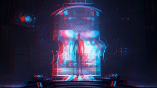 3D anime Anaglyph Tunshi Xingkong 4K 80% MORE  DEPTH  P3