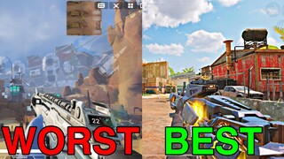 CODM vs Apex Legends Mobile Graphics