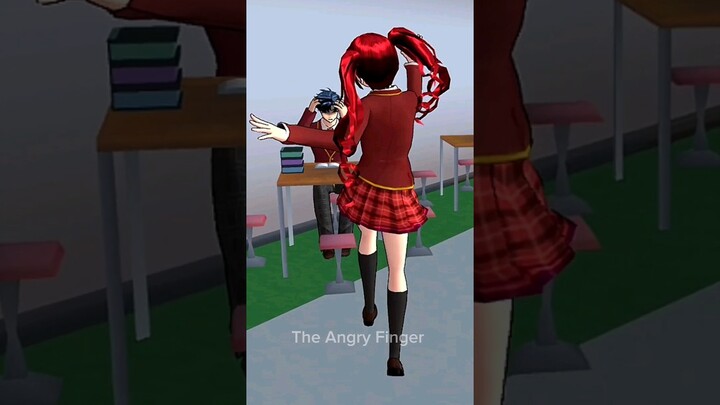 Mary On a Cross Part 8: Senpai !!! If I Can't Have You No One Can in Sakura School Simulator #shorts