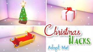 Christmas Hacks 🎄🎁 | Part 2 | Adopt Me Building Hacks! Roblox