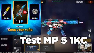 Test MP5 1 KC Của garena tăng miễn phí khi nạp 1 KC