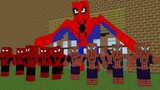 Monster School : Poor Spiderman Baby Sad Life - Minecraft Animation
