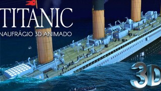 3D 动画演示泰坦尼克号沉船全过程