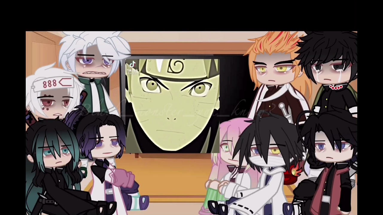 Anime characters react to naruto 