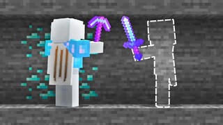 Minecraft Manhunt but the Hunter is Invisible...